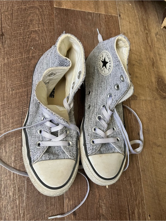 Converse Other - Converse Kids Light Gray High-Top Sneakers